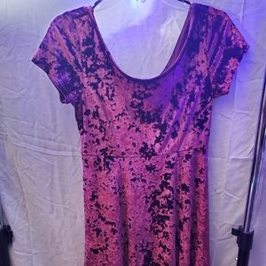Velvet mini dress